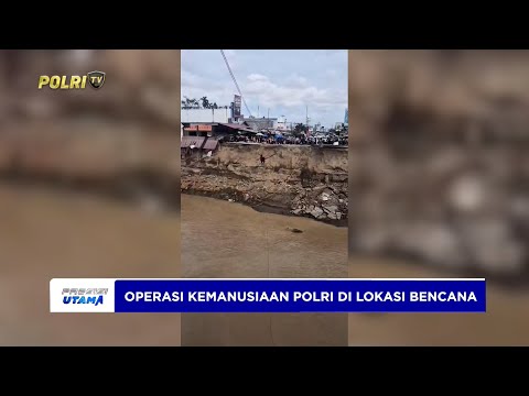 BRIMOB ACEH PASANG SLING PADA JEMBATAN PUTUS DAN GESER SPEED BOAT MENDUKUNG MOBILITAS WARGA BIREUEN