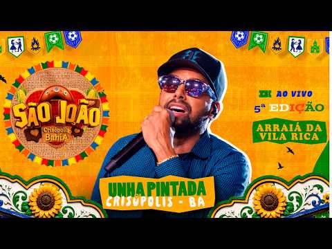 Unha Pintada ao vivo em Crisópolis Bahia | 5º Arraiá da Vila Rica | 3l #unhapintada