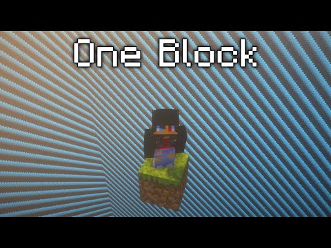ONLY 1 BLOCK?! Minecraft Survival Stream HURRY!