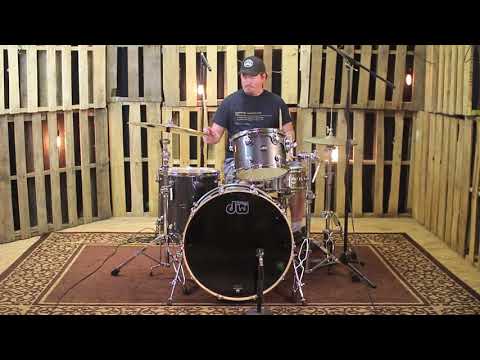 DW Performance Series Gun Metal Drum Set - 24, 13, 16