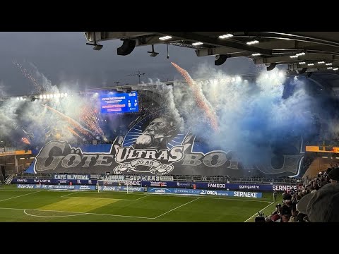 What a show of IFK Göteborg Ultras vs IFK Norrköping  