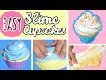 My First Slime! | 4 Easy Slimes | Slime Cupcakes