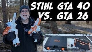 New STIHL GTA 40 Review, Unboxing, First Use, & Comparison to the GTA 26 Pruner Chainsaw @Stihl