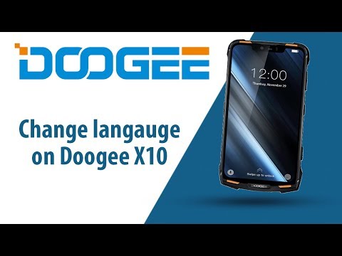 How to change language on Doogee X10?
