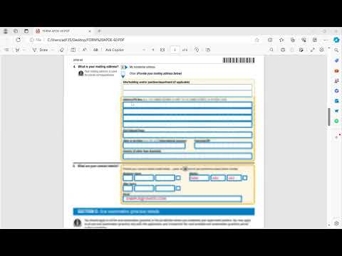 How to fill form APOE-60 Application for a pharmacy intern to be candidate for an oral examination