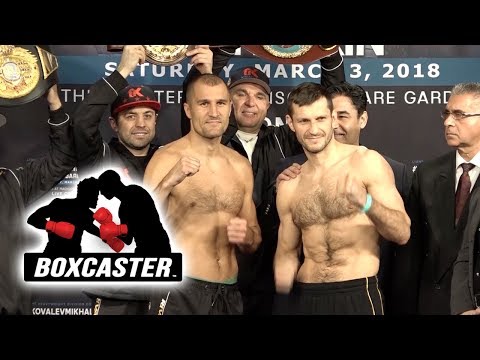 Official Weigh-In | Sergey Kovalev vs Igor Mikhalkin | WBO Light Heavyweight Title | HIGHLIGHTS |