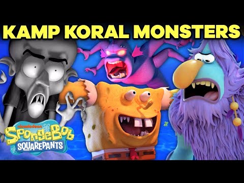 Every MONSTER in Kamp Koral! ???? | SpongeBob