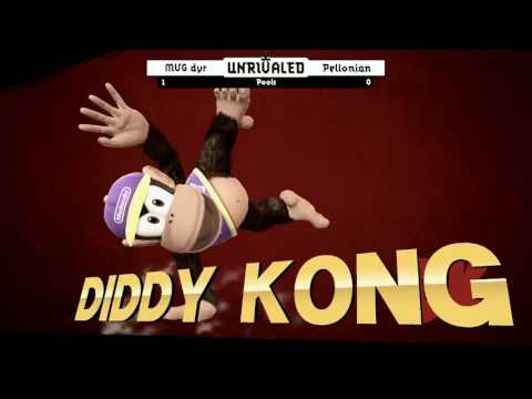 Unrivaled 3 WiiU - MVG dyr (Diddy Kong) vs Pellonian (Falco) - Pools