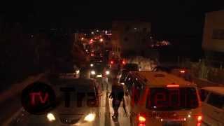 ازمة خانقة على حاجز الكونتينر الرابط بين مدن جنوب الضفة والوسط قبل قليل  5-11-2014