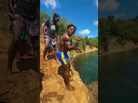 MY FIRST BACKFLIP IN THE CARRIBEAN! 🇱🇨