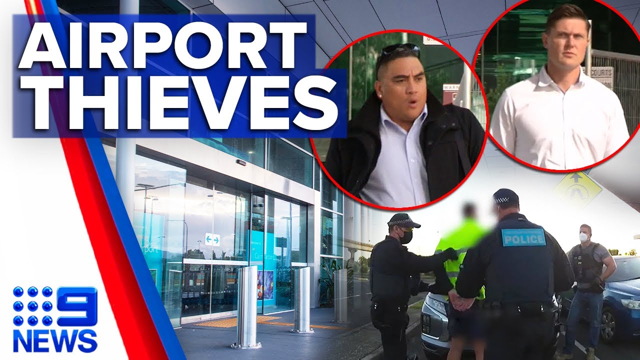 Eight charged over Brisbane Airport freight theft ring | 9 News Australia