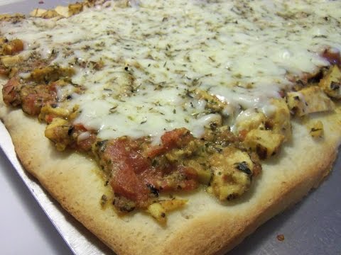 How to Make Chicken Pesto Pizza with CookingAndCrafting