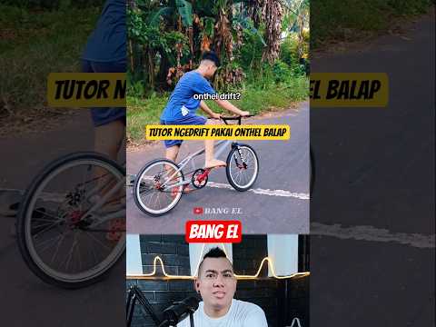 Abang nya hebat banget ngedrift pakai onthel balap #shorts #reactionvideo #fypvideo #eldanboy