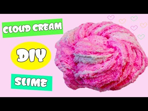 DIY Amazing Cloud Cream Slime ! HOW TO MAKE CLOUD CREAM SLIME Video
