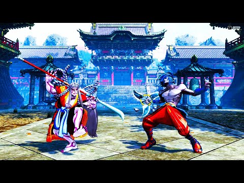 Kyoshiro vs Basara ( Hardest Al ) Samurai Shodown