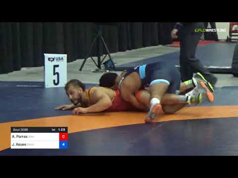 2018 Marine Corps US Open/Senior Men's Freestyle 70 Con 8 #1 - Andrew Porras (WBU) Vs. Josh Reyes