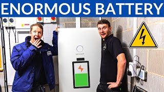 HUGE DOMESTIC BATTERY STORAGE INSTALL