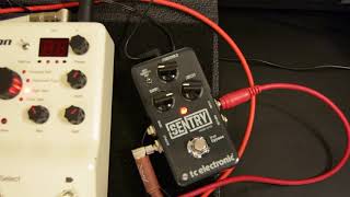 Video thumbnail for TC Electronic Sentry Noise Gate Demo by SNUG