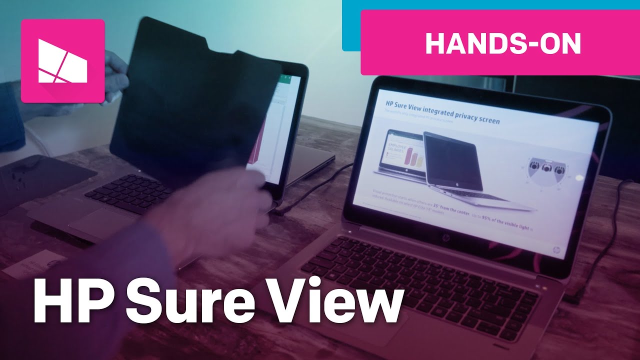 HP Sure View: World's first integrated privacy screen - YouTube