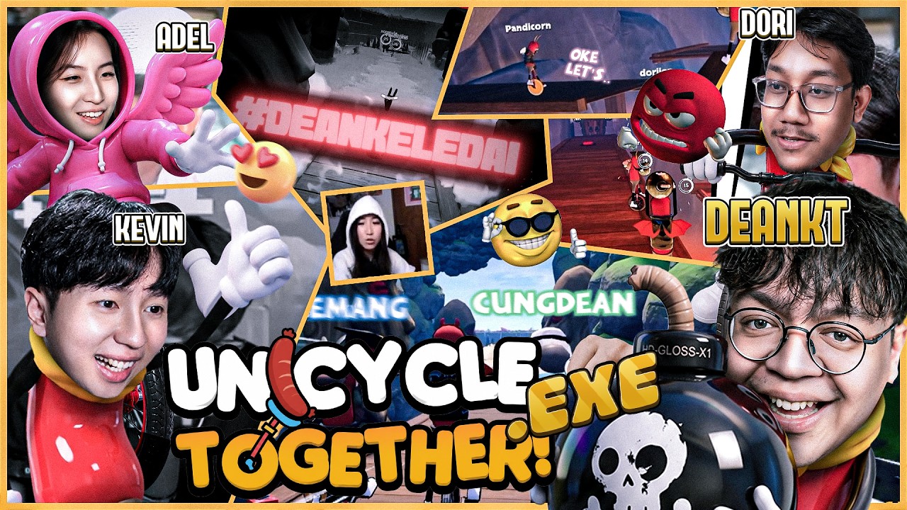 UNICYCLE TOGETHER EXE || KEYBOARD GW MATI 🐐 KE GOCEK JIGONG 🤢 CUNG DEAN 🤓