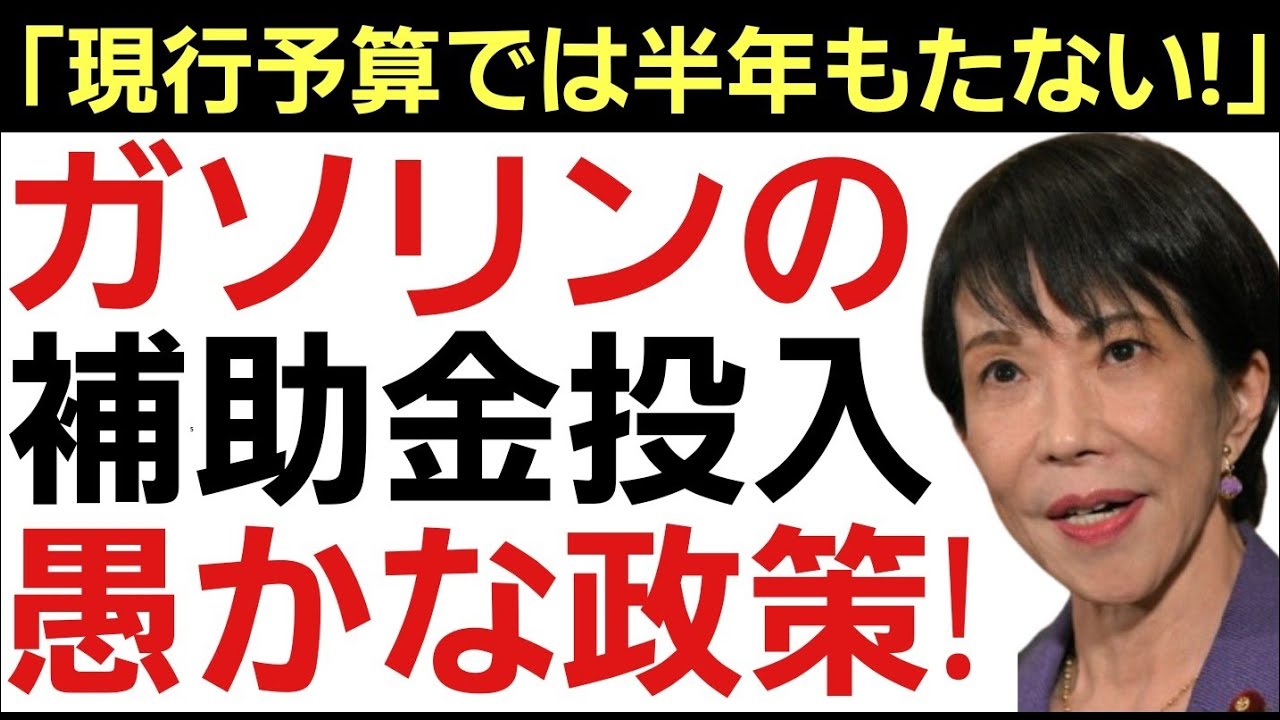 【割りを食うのは結局国民!】その場しのぎの補助金で盲目的な積極財政はあまりに愚かな政策！