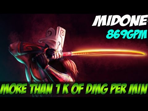MidOne 8600 MMR Plays Juggernaut with 869 GPM - Dota 2