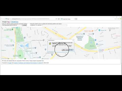 Adding geocodes and streetview to a property