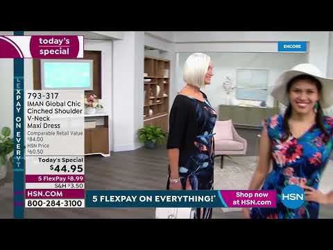 HSN | IMAN Global Chic Fashions 05.14.2022 - 03 AM