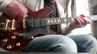 Video thumbnail for Clean sounds of Epiphone Riviera Custom P93 , Demo by Almasi Music Official (A.M.)