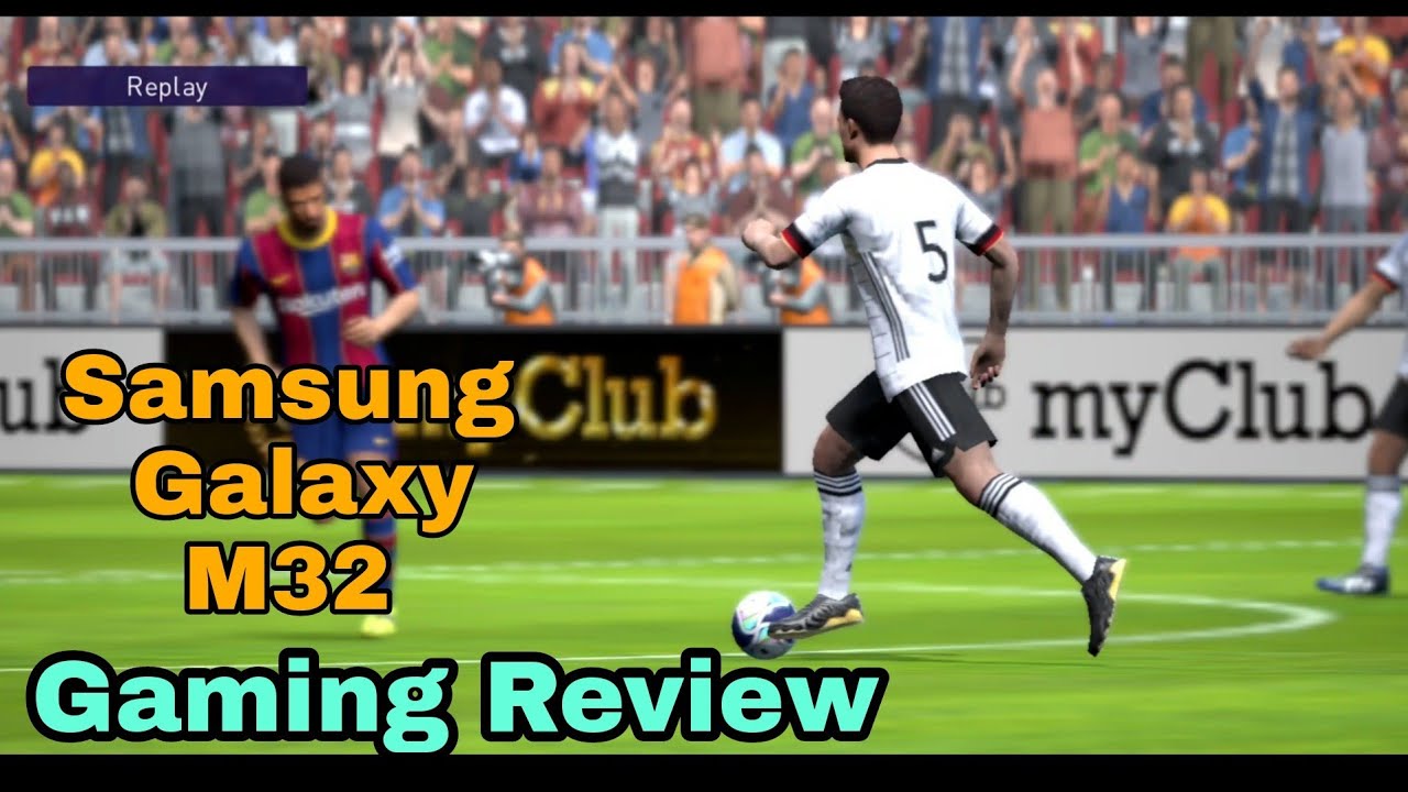#SamsungGalaxyM32 #Gaming #Review  Pes 2021 in Samsung Galaxy M32/Gaming Test
