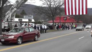Paying respects to Spc. Ryan Jayne