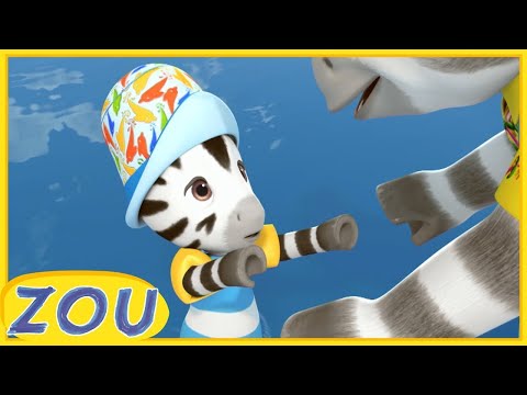 Zou en FranÃ§ais ð ZOU APPREND Ã NAGER ð Dessins animÃ©s