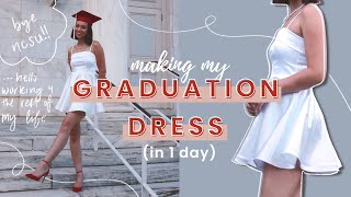 Making my Graduation Dress in ONE DAY! // DIY Whit