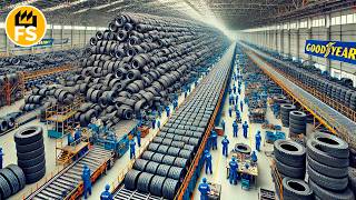Goodyear: How 200 Million Tires Are Made Every Year! 🚗⚙️ Mind-Blowing Technology