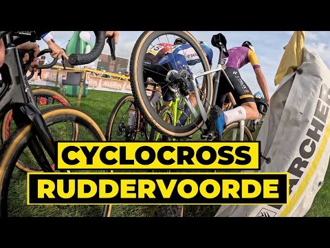 SUPERPRESTIGE CYCLOCROSS RACE @ RUDDERVOORDE - GoPro hero 12 BIKE FOOTAGE - 4K 60 fps