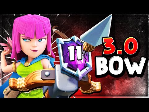 🏅3318 #11 IN THE WORLD WITH 3.0 XBOW CYCLE (ft. Tytoń)! — Clash Royale