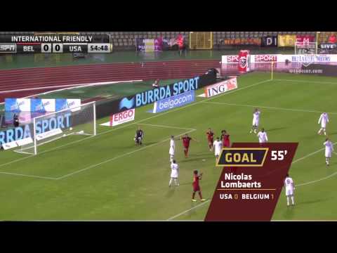 MNT vs. Belgium: Nicolas Lombaerts Goal - Sept. 6, 2011