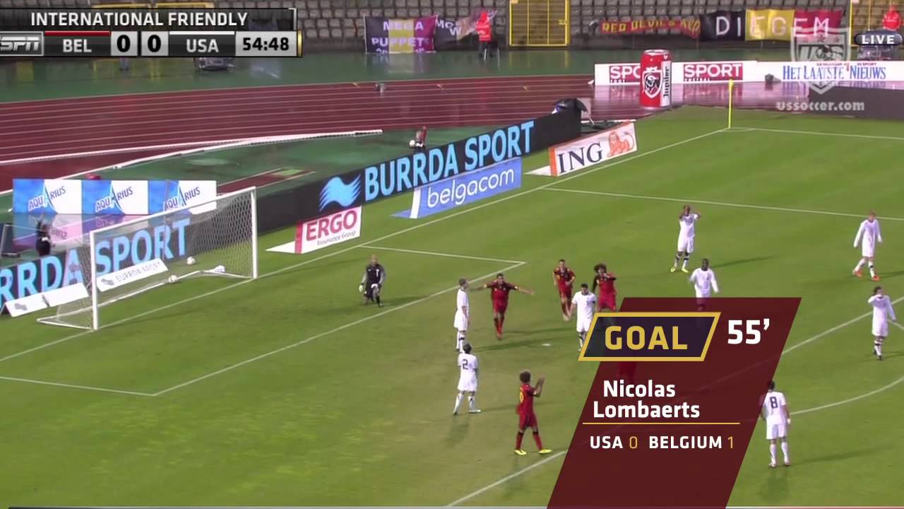 MNT vs. Belgium: Nicolas Lombaerts Goal - Sept. 6, 2011