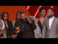 DJ Khaled Nipsey Hussle & John Legend Win Best Rap/Sung Performance | 2020 GRAMMYs Acceptance Speech