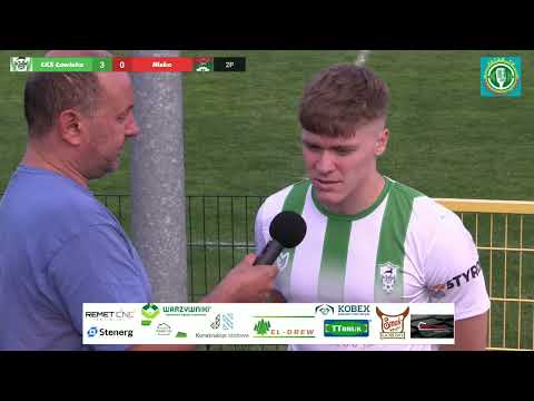 Wywiad z Szymonem Grabarzem po meczu ŁKS Łowisko - Sokół Nisko. 13 września 2025 r.