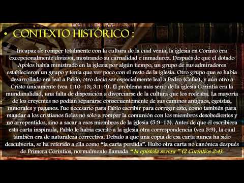 46. 1 Corintios, breve análisis.