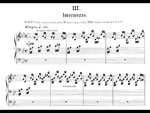 Widor: 1. Symphonie op. 13 Nr. 1 - III. Intermezzo