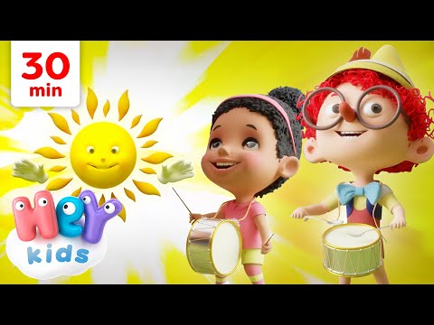 Sol Solecito, Luna Lunera 🌙 Canciones Infantiles en Español - HeyKids