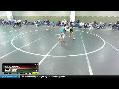 98 Lbs 3rd Place Match - Mykell Rogers, Ringers Wrestling Club Vs Isaac Foster, Aviators Wrestling