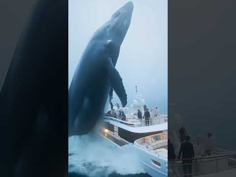 🛥️Luxury Yacht Struck by a Blue Whale in Alaska