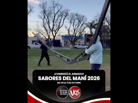 GENERAL CABRERA: Comenzó el armado de Sabores del Maní.
