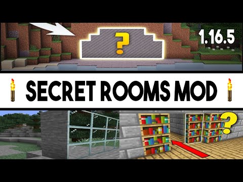 dabworksgaming - NEW Secret Rooms Mod FULLY EXPLAINED SHOWCASE   best minecraft mods Secret Rooms 1.16.5 mods
