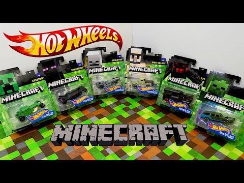 Unboxing Hot Wheels Minecraft Character Car Series