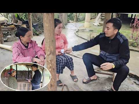 Hang discovered the land transfer and went to find Nhat to explain it clearly.