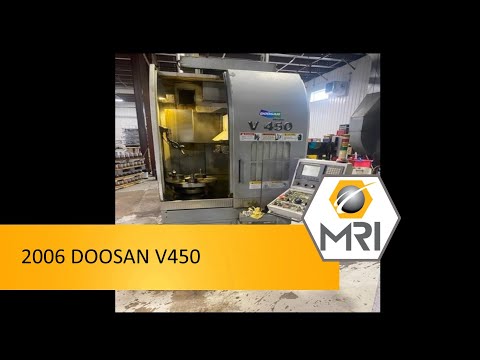2006 DOOSAN V450 LATHES, VERTICAL TURRET | Machinery Resources International (1)